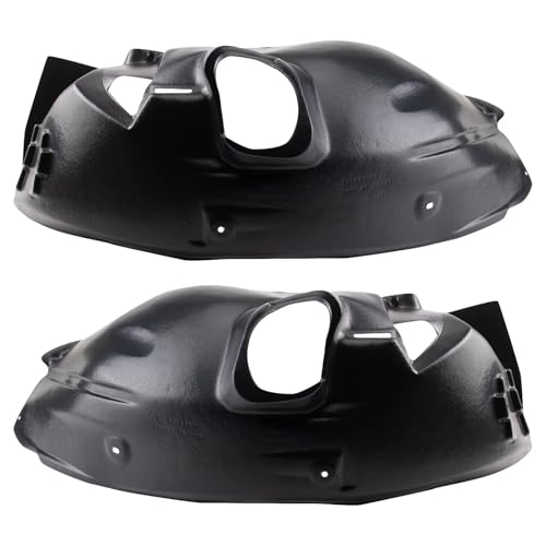 Image of TRQ Inner Fender Liner Set Compatible with 2010-2015 Smart Fortwo SM1248101 SM1249101