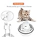 Pakoo Interactive Cat Toys Ball, Smart Automatic Rolling Kitten Toys, USB Rechargeable Motion Ball + Spinning Led Light with Timer Function, The Best Entertainment Exercise Gift for Your Kitty
