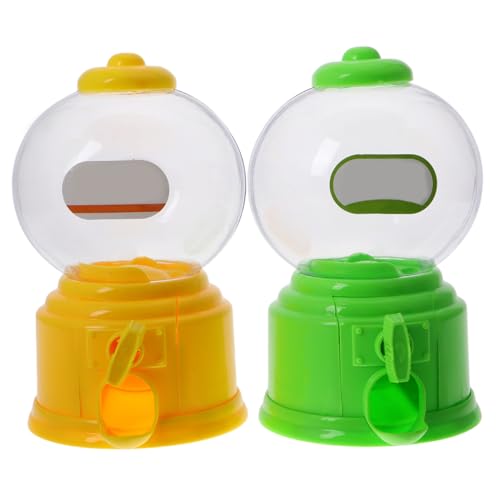 VANZACK 2pcs Mini Candy Dispenser Machine Toy Sweet Machine Candy Box Dispenser for Boys and Girls Classroom Party Small Cute