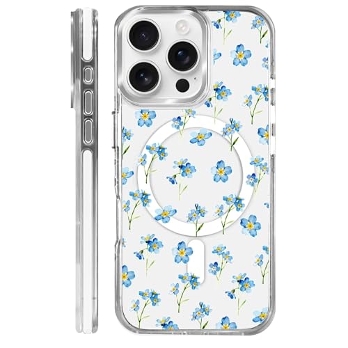 Coque iPhone 16 Pro fleurie esthétique pour le quotidien des femmes