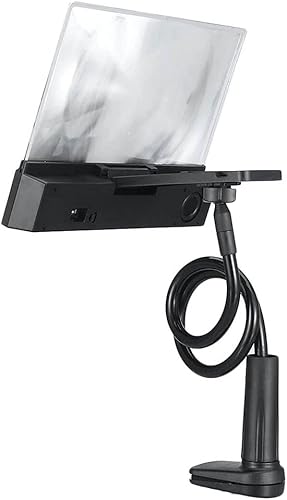 Miniatura 4 de 12 pulgadas 3D pantalla de teléfono móvil lupa película película amplificador de pantalla con altavoz Bluetooth bajo