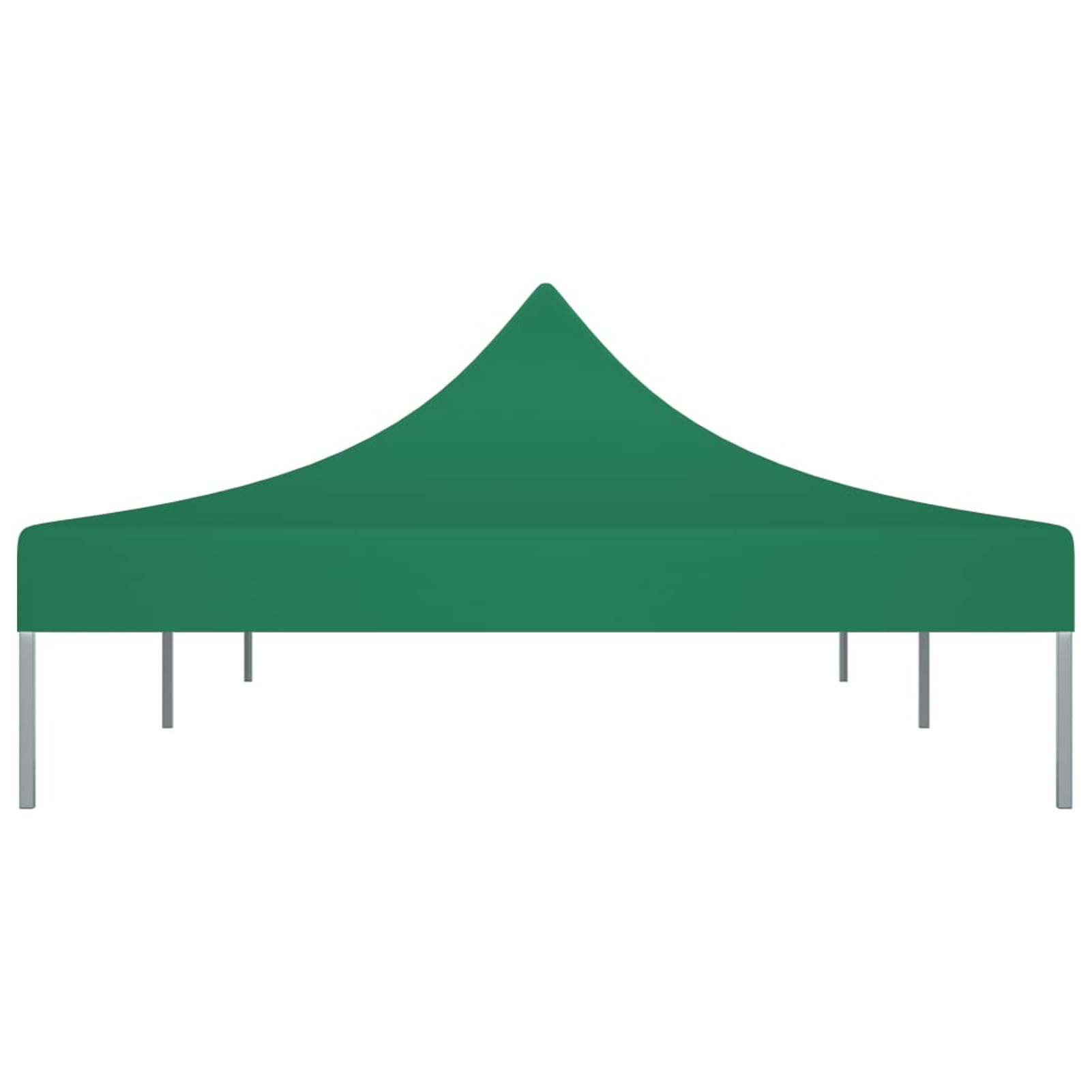 XJBTBA Dach namiotu imprezowego 6x3 m zielony 270 g/m², przestrzeń prywatna/pokój na kemping przyczepa kempingowa piknik wędkarstwo i festiwale wakacje prysznic na plaży namiot do przewijania