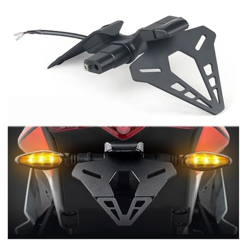 Kit Support Cadre Contre-Pointe Aprilia RS457 Moto Queue Courte Immatriculation - 4