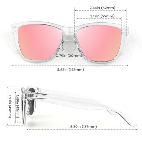 Image of LINVO丨Half Rim High-end Branded and Stylish Sunglasses丨Polarized and 100% UV Protected 丨Men & Women丨Medium丨Riding & Driving