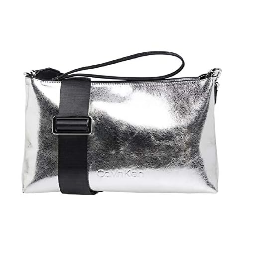 Calvin Klein K60K604927 Bolso de baldolera Accesorios Plata Pz.