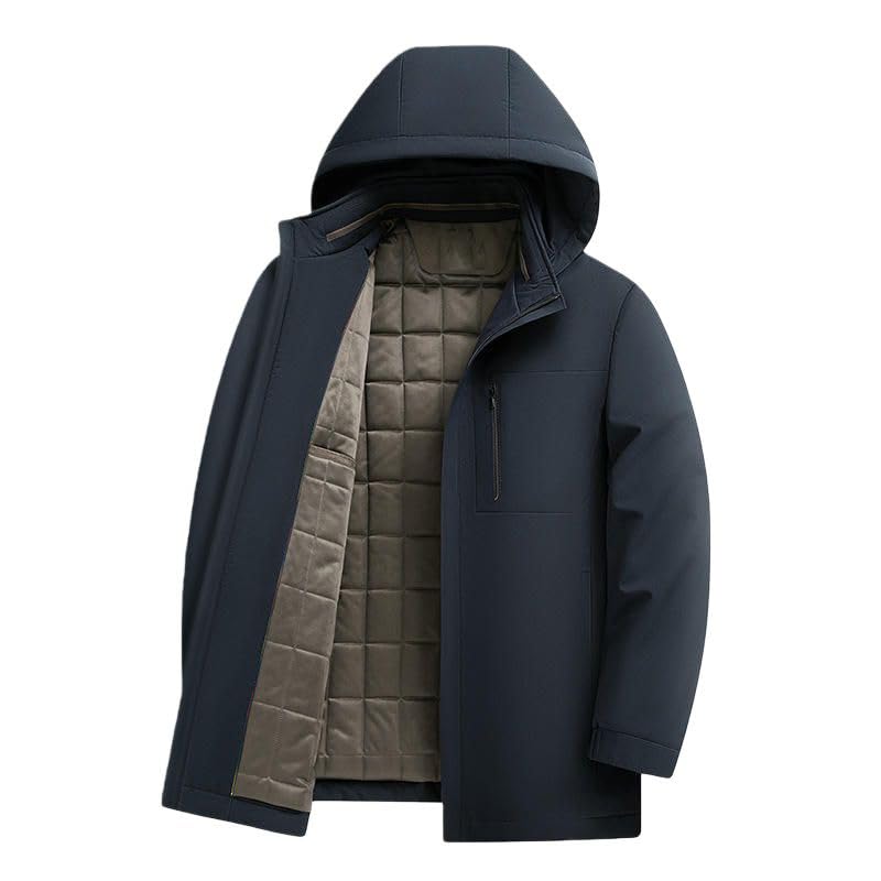 Chaqueta acolchada de hombre otoño-invierno con capucha funcional 3