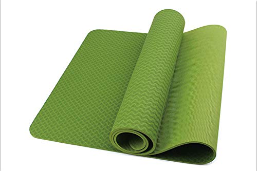 Tapis de yoga épais 6 mm pour stopper les douleurs aux genoux et les glissades