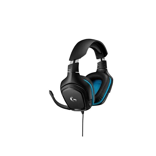 Logitech G432 Wired Gaming Headset 7.1 Surround Sound, DTS Headphone: X PC/Mac/Xbox One/PS4/Nintendo Switch, Black (Refurbished)