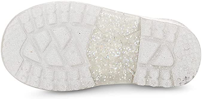 sporto Kids Boots Jazz Waterproof Slip-On Lined Glitter Rubber Rain Shoes Classic All-Weather4