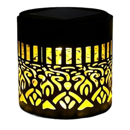 Smart Solar Light - Weatherproof Hollow Lamp, Outdoor Decorative Lamp with Classic Look, Garden Accessory Sturdy Material, Lighting Tool Portable Build, Home Use for Greenery Patio Yard Pathway