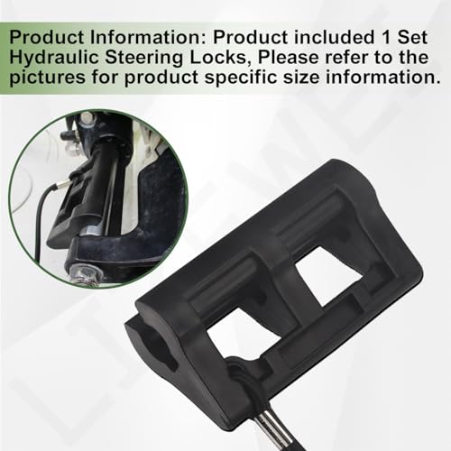 4" Steer Stop Outboard Hydraulic Steering Lock, Boat Motor Steering Clips, Prevent Swinging of Engine in Trailering, Protect the Steering System, Outboard and Motor Supports - Thumbnail 4