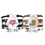 Tamaño: esta elegante pulsera es ajustable entre 17,5 cm y 22,5 cm, para adaptarse a muchos tamaños de muñeca. El ancho es de 2,5 cm