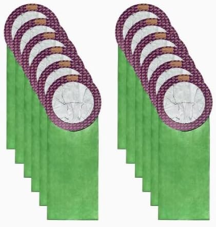 20 Pack 107313 Backpack Vacuum Bags Compatible with ProTeam 10 Quart Backpack Vacuum Cleaner Fit for Models GoFit 10, Coach Pro 10, Open Triangular Collar,Replace Part #107313