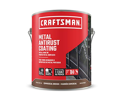 Craftsman Pro Grade Specialty Coating - Premium 1 Gallon Home Paint for Metal Surfaces Projects 128-Fl Oz (Brown)