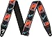 Fender Neon Monogrammed Guitar Strap, 2in, Blue/Orange