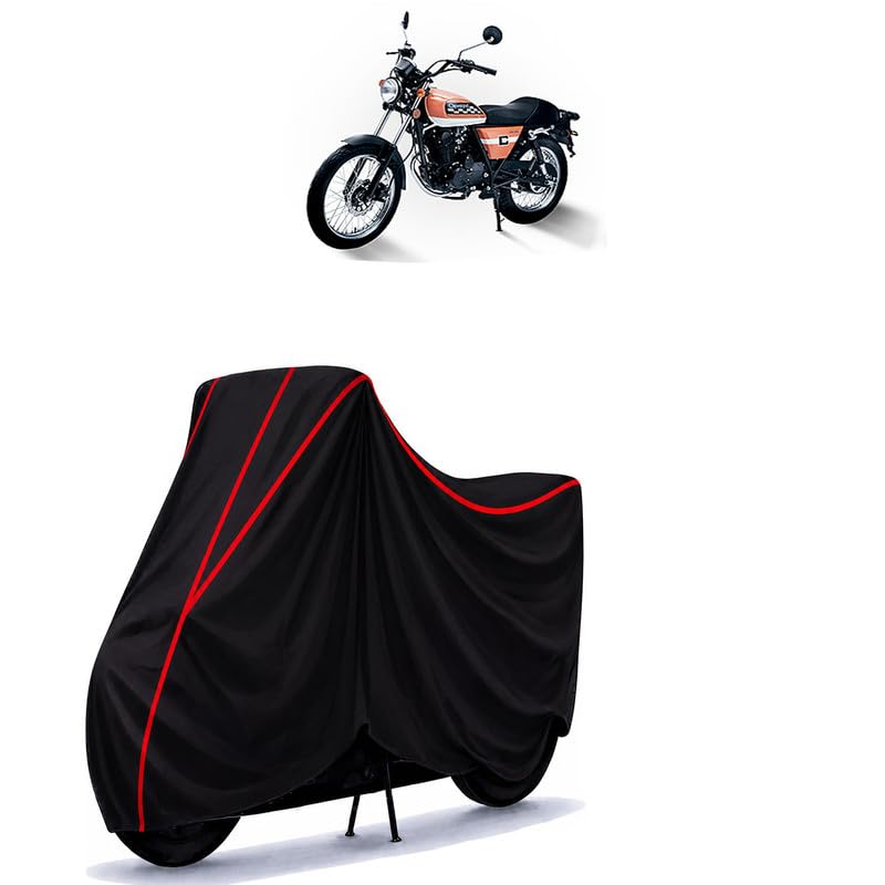 Image of Cleveland CycleWerks Ace Standard Water Resistant Bike Cover for All Motorcycles & Rain | Heavy Duty | UV Protection, Dustproof, Scratchproof | All Weather Two Wheeler Cover with Elastic Bottom