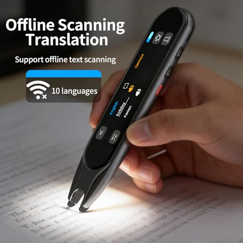 Image of Scan Translation Pen & Reading Pen, Professional Assistive Tool for Dyslexia, Learning Difficulties and Language Learners, Portable Language Translator Device, Supports 142 Languages