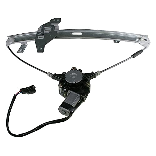 Image of TRQ Front Right Power Window Regulator & Motor Assembly Passenger Side Compatible with 2006-2013 Chevrolet Impala 2014-2016 Impala Limited GM1351157