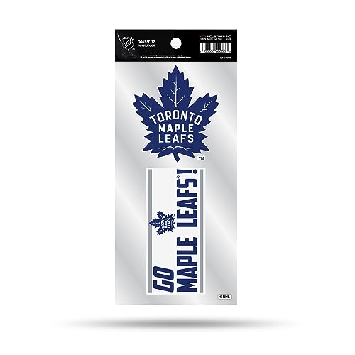 NHL Toronto Maple Leafs Double Up Die Cut 2-Piece Sticker Sheet