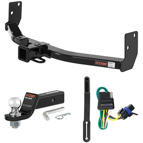 CURT Class 3 Trailer Hitch Tow Package with 2