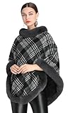 Cadeau : ce poncho élégant et élégant pourrait être un cadeau parfait pour votre mère, sœur, petite amie pour un anniversaire, des vacances, Thanksgiving, Noël.