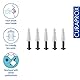 Curaprox Interdentalbürsten-nachfüllpackungen CPS 15 Regular Conique | Schwarz | Für Größere Zahnzwischenräume | Ultrafeine Filamente Für Eine Gründliche Reinigung | 5er-pack