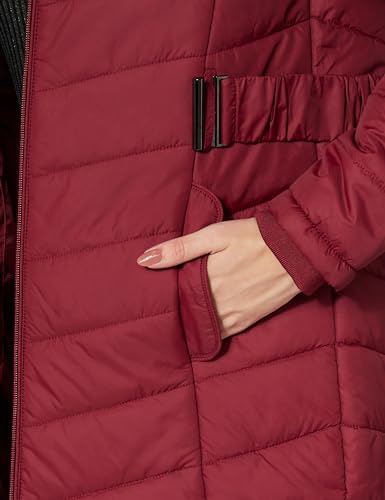 Image of Amazon Brand - Symbol Women's Polyester Long Line Regular Fit Parka Quilted Jacket (Puffer Jackets) (Available in Plus Sizes)