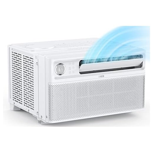 Dreo Inverter Window Air Conditioner, 8000 BTU AC Unit for Room Bedroom, Easy Installation, 42db Ultra Quiet, 35% Energy Savings, Cools Up to 350 sq ft, White,DR-HAC002