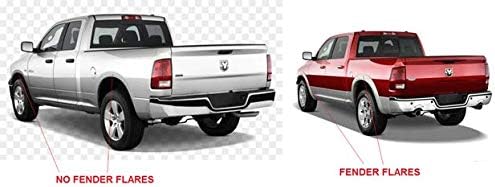 DNA Motoring WFMK-006 4Pcs Mud Guard Splash Flaps Kit [For 09-18 Dodge Ram],Black