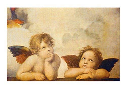 Angels by Sanzio Raffaello 28 X 39 Art Print Poster