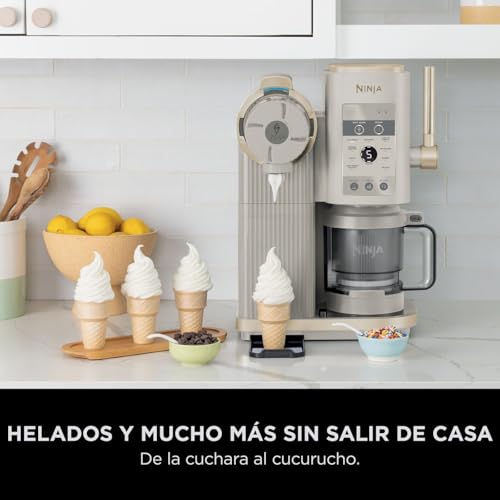 Miniatura 7 de Ninja Creami Scoop Swirl La Heladera Con 2 Tarrinas Y 13 Funciones Prepara Helados, Helados Cremosos, Gelatos, Batidos Y Más, Y Cuenta Con La Opción De Añadir Extras, Piedra Dorado, Nc701eustgd