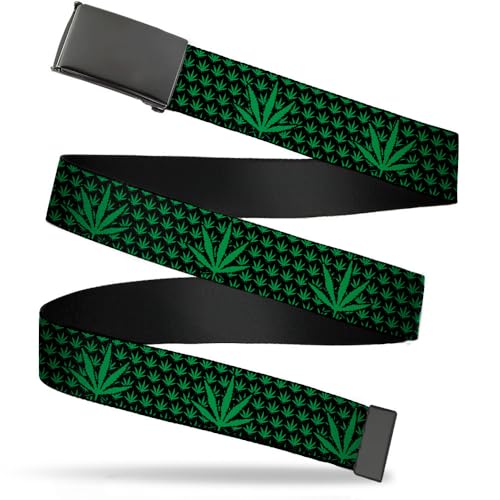 Buckle Down Men's Web Belt Weed 1.25