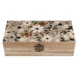 Matériau : Notre boîte de rangement est fabriquée en bois, un matériau durable, esthétique, compact et robuste qui vous accompagnera longtemps. Cette boîte à trésors en bois est exactement ce qu'il vous faut pour organiser votre espace