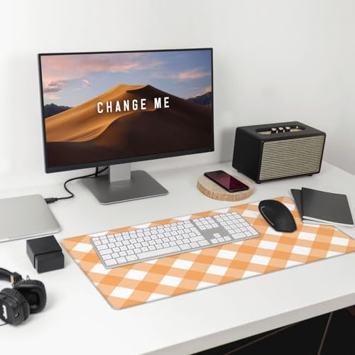Tapis de souris pour ordinateur portable grand format avec base caoutchouc