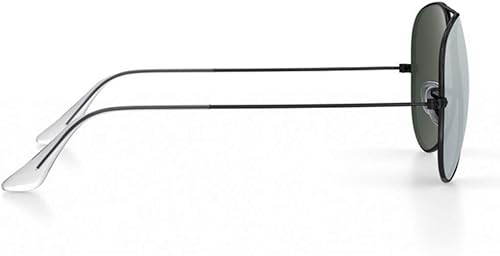 Puntas de patillas de repuesto para Ray-Ban Aviator RB3025 3026 Kits de reparación de lentes de sol, color negro, bolsa de lentes de sol