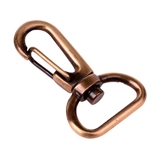 Cotowin 3/4-Inch Antique Brass Curved Lobster Clasps Swivel Trigger Clips Snap (Pack Of 20) #TOP5