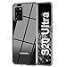 Produktbild laxikoo Crystal Clear Samsung Galaxy S20 Ultra Hülle Transparent TPU Silikon Handyhülle Samsung Galaxy S20 Ultra Schutzhülle Anti-Scratch Stoßfest Soft Hülle für Samsung Galaxy S20 Ultra Case- 6.9''
