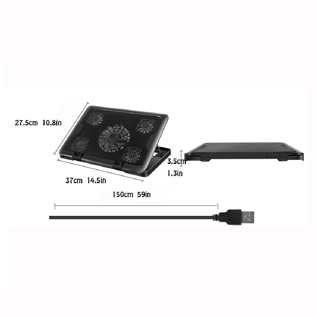 Laptop Cooler Refroidisseur Ordinateur Portable Refroidisseur d'ordinateur Portable réglable pour Ordinateur Portable de Jeu