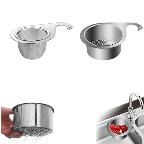 Colador de acero inoxidable para fregadero de cocina