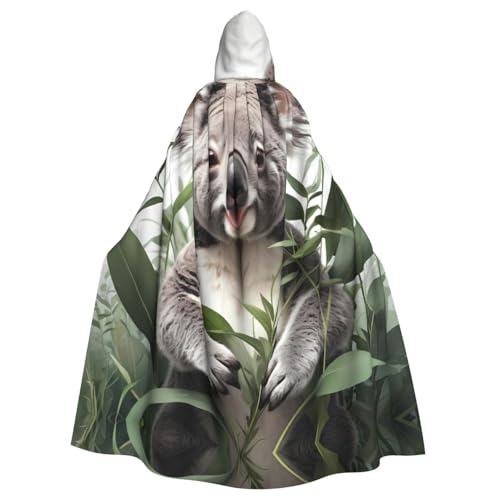 Cape à capuche adulte Koala From The Weeds : le poncho ample et chaud