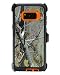 WallSkiN Turtle Series Cases for Samsung Galaxy S8 Plus (Only) Tough Protection with Kickstand & Holster - Pinus (Tree Bough/Orange)