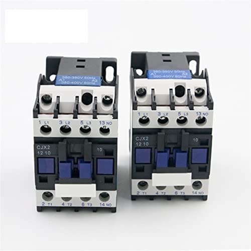Contacteur triphasé ouvert normal CJX2-1210 avec bobine 220V pour commutation stable - 3