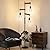 Assemer Dimmable Industrial Floor Lamp,Modern Farmhouse Tree Standing Lamps for Living Room Bedroom Office Rustic Home Decor