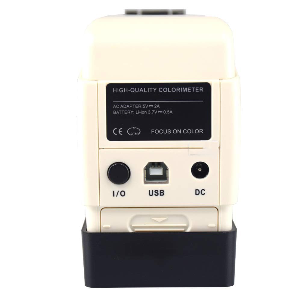 Precise Colorimeter Ф8mm Color Difference Meter Tester D65 Light Source CIEL*a*b*C*h* CIEL*a*b* Color Space Free PC Software Illumination Locating Function