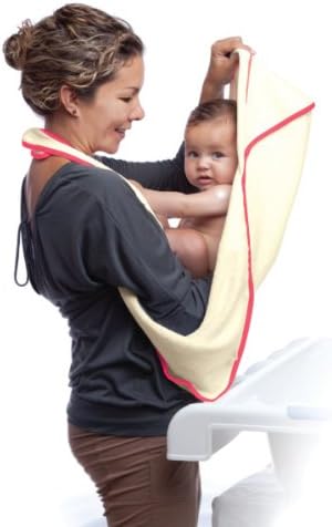 4 in 1 Multi-Use Bath Towel (Organic) - Pink Trim