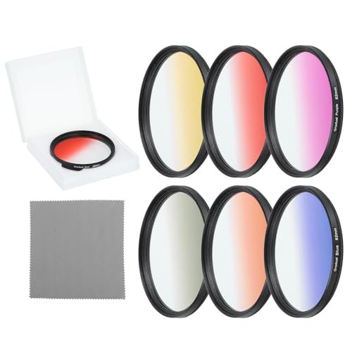 Filtres de couleur graduels 82 mm pour objectif : finis les ciels ternes sur vos photos SLR