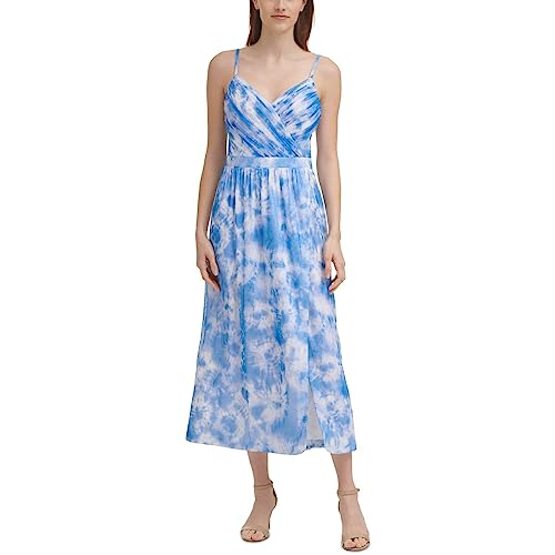 Guess Women's Tie Dye Maxi Dress, Blue/White, 2 #TOP5