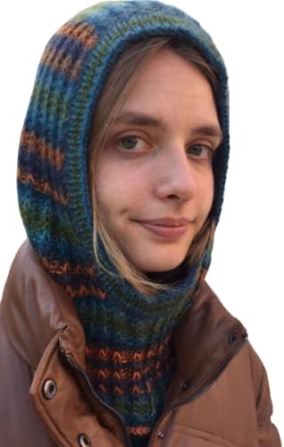 Hood with scarf, hooded scarf, fleece hood, winter hat, snood scarf hood, women hood, men hood