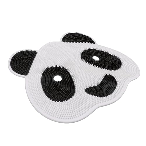 Alfombrilla exfoliante para pies forma panda antideslizante miniatura 3