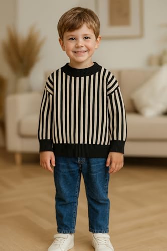 Image of Bold N Elegant Boys Winter Woolen Stylish Warm Cable Knit Raglan Sleeve Pullover Sweater for Kids